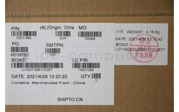 Lenovo 5CB1C14952 COVER UpperCaseASM_USAENGL82JQSGw/RGBWRF