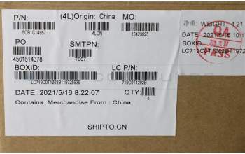 Lenovo 5CB1C14957 COVER UpperCaseASM_HBWL82JQSGw/RGBWRF