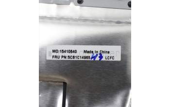 Lenovo 5CB1C14965 COVER UpperCaseASM_NORDICL82JQSGw/RGBWRF