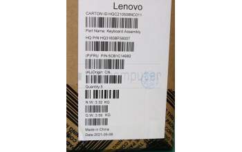 Lenovo 5CB1C14982 C-Cover with keyboard,USA English