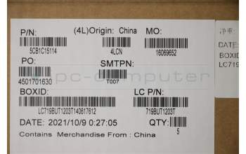 Lenovo 5CB1C15114 COVER Upper Case ASM_UKE L81X8 FPPGDIS