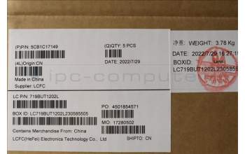 Lenovo 5CB1C17149 COVER Upper Case ASM_LA SPAL81X8NFPABDIS