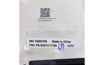 Lenovo 5CB1C17156 COVER Upper Case ASM_ARA L81X8 NFPABDIS