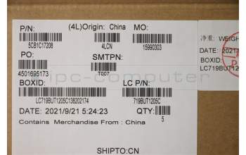 Lenovo 5CB1C17208 COVER Upper Case ASM_POR L81X8 NFPBKDIS