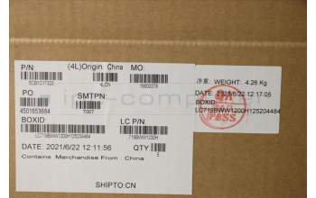 Lenovo 5CB1C17320 COVER Upper Case ASM_ITA L82M0STO_GY