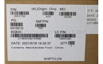 Lenovo 5CB1C17329 COVER Upper Case ASM_SWS L82M0STO_GY