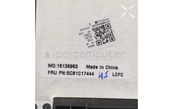 Lenovo 5CB1C17444 COVER Upper Case ASM_ENG L82NB IG DIS