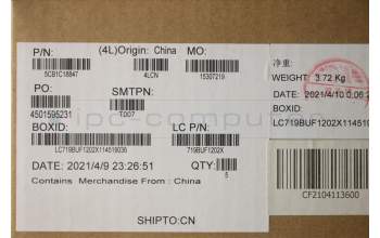 Lenovo 5CB1C18847 COVER Upper Case ASM_SWS L82KD BK TEX