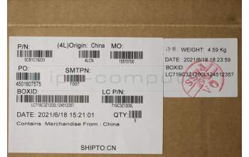Lenovo 5CB1C19233 COVER Upper Case ASM_GRE L82JY_PHA_BU