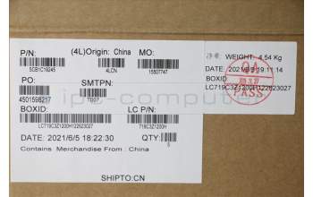 Lenovo 5CB1C19245 C-Cover with keyboard, Spanish, Phantom Blue, Backlight