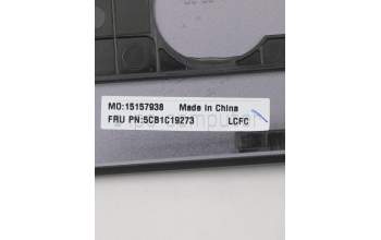 Lenovo 5CB1C19273 C-Cover with keyboard, Portuguese, Slate Grey