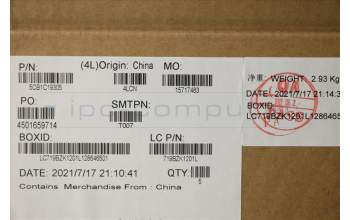 Lenovo 5CB1C19305 COVER Upper Case ASM_RUS L82NC LSR