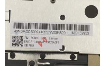 Lenovo 5CB1C19384 COVER Upper Case ASM_US W 82HU FB PG