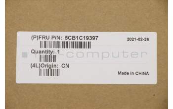 Lenovo 5CB1C19397 COVER Upper Case ASM_FR W 82HU FB PG