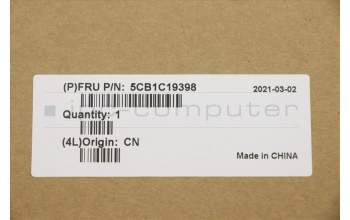 Lenovo 5CB1C19398 COVER Upper Case ASM_GR W 82HU FB PG