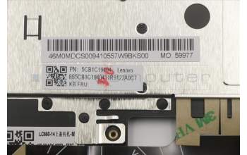 Lenovo 5CB1C19404 COVER Upper Case ASM_HG W 82HU FB PG