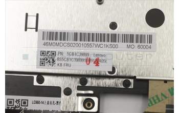 Lenovo 5CB1C39899 COVER Upper Case ASM_US W 82HU FB GY