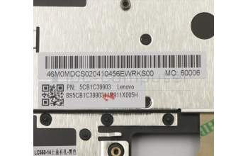 Lenovo 5CB1C39903 COVER Upper Case ASM_SP W 82HU FB GY
