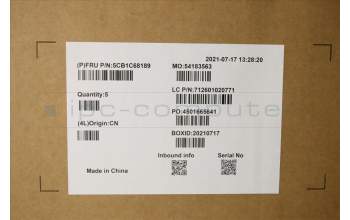 Lenovo 5CB1C68189 COVER Upper Case ASM_GER WT 82KE SR