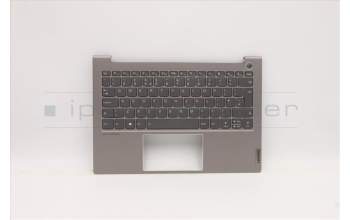 Lenovo 5CB1C72429 C-Cover with keyboard,UK English,Mineral Grey
