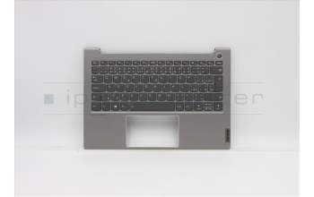 Lenovo 5CB1C72431 C-Abdeckung mit Tastatur, Tschechisch/Slowakisch, Mineralgrau, Hintergrundbeleuchtung