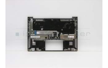 Lenovo 5CB1C72431 C-Abdeckung mit Tastatur, Tschechisch/Slowakisch, Mineralgrau, Hintergrundbeleuchtung