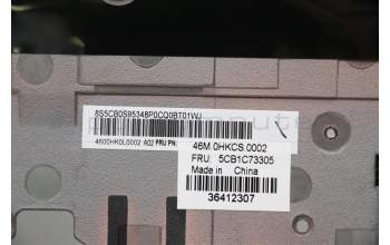 Lenovo 5CB1C73305 COVER UCASE Y-FPR SLV Clamshell,w Mylar