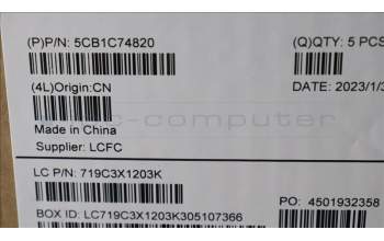 Lenovo 5CB1C74820 COVER Upper Case ASM_KOR L82JUBURGBW/F