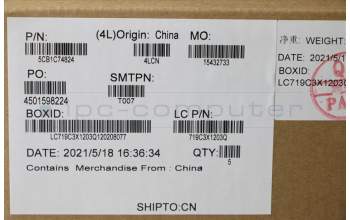 Lenovo 5CB1C74824 COVER Upper Case ASM_RUS L82JUBURGBW/F