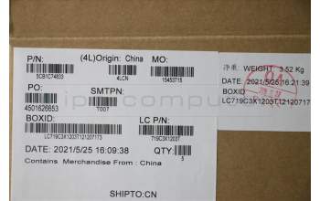 Lenovo 5CB1C74833 COVER Upper Case ASM_BEL L82JUBUWHW/F