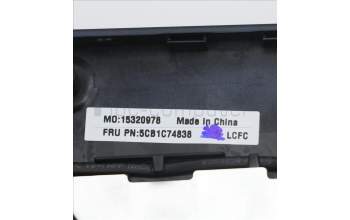 Lenovo 5CB1C74838 C-Cover with keyboard,US English Euro,Blue,White Backlight