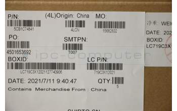 Lenovo 5CB1C74841 COVER Upper Case ASM_USA ENGL82JUBUWHW/F