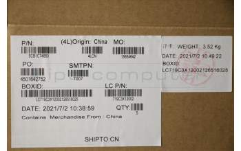 Lenovo 5CB1C74860 COVER Upper Case ASM_THAIL82JUBUWHW/F