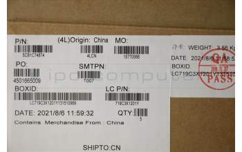 Lenovo 5CB1C74874 COVER Upper Case ASM_FRA L82JU SGW/FILM