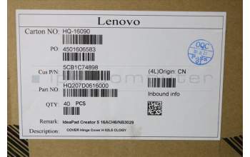 Lenovo 5CB1C74898 COVER Hinge Cover H 82L5 CLOGY