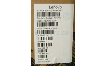 Lenovo 5CB1C74911 COVER Upper Case ASM_GER H82L5 CLODIS