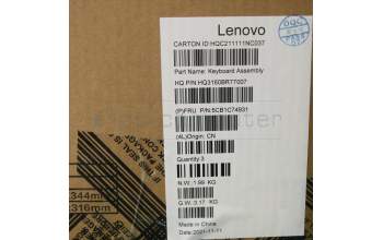 Lenovo 5CB1C74931 COVER Upper Case ASM_UKR H82L5 CLODIS