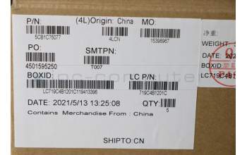 Lenovo 5CB1C75077 COVER Upper Case ASM_SLV L82KV FP A/GUMA