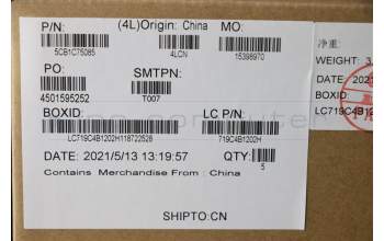 Lenovo 5CB1C75085 COVER Upper Case ASM_ENG L82KV FP A/GUMA