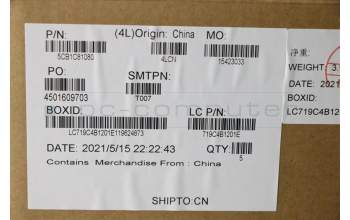 Lenovo 5CB1C81080 C-Cover with keyboard,Belgian,Non_Fingerprint