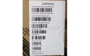 Lenovo 5CB1C87021 COVER Upper Case ASM_EURO ENG H82L9STO