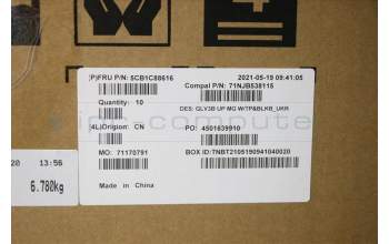 Lenovo 5CB1C88616 COVER UpperCaseASM_UKR C21A4 MGBL