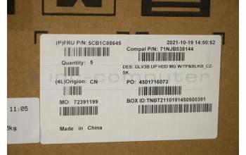 Lenovo 5CB1C88645 COVER UpperCaseASM_CZE/SLK C21A4 HDMGBL