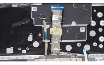 Lenovo 5CB1C88646 C-Cover with keyboard,French Arabic,Mineral Grey,Backlight