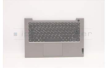 Lenovo 5CB1C90505 C-Cover with keyboard,German,Mineral Grey,Non_Backlight