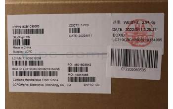 Lenovo 5CB1C90563 COVER Upper Case ASM_FRA L82NH SLA_GY