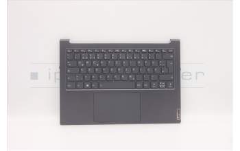 Lenovo 5CB1C90566 C-Cover with keyboard, German, Slate Grey