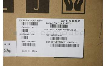 Lenovo 5CB1C90960 COVER Upper Case ASM_ENG C 20WE BLKB N