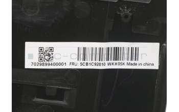 Lenovo 5CB1C92810 COVER UpperCaseASM_CZE/SLK C20WE AB BL N