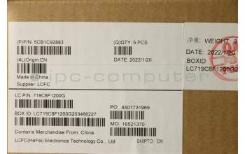 Lenovo 5CB1C92883 COVER Upper Case ASM_SWS L82NX IG DIS